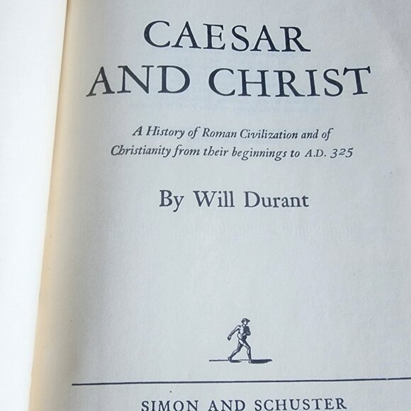 Will Durant The Story of Civilization Part III: Caesar and Christ 1944 - Picture 10 of 14